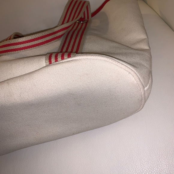 🌿LACOSTE TOTE SHOULDER BAG SHOPPING CANVAS MEDIUM - Picture 6 of 8